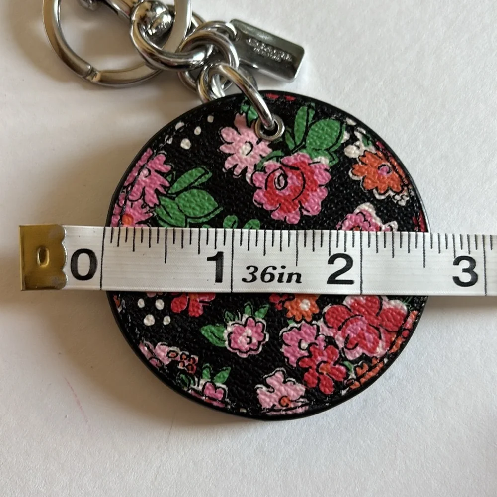 RARE Coach Petal key fob